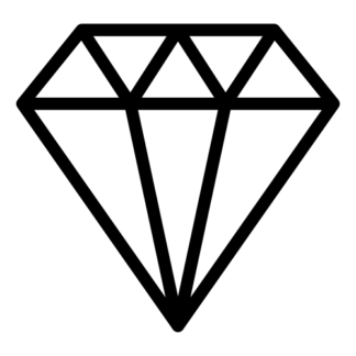 Diamond Decal (Black)
